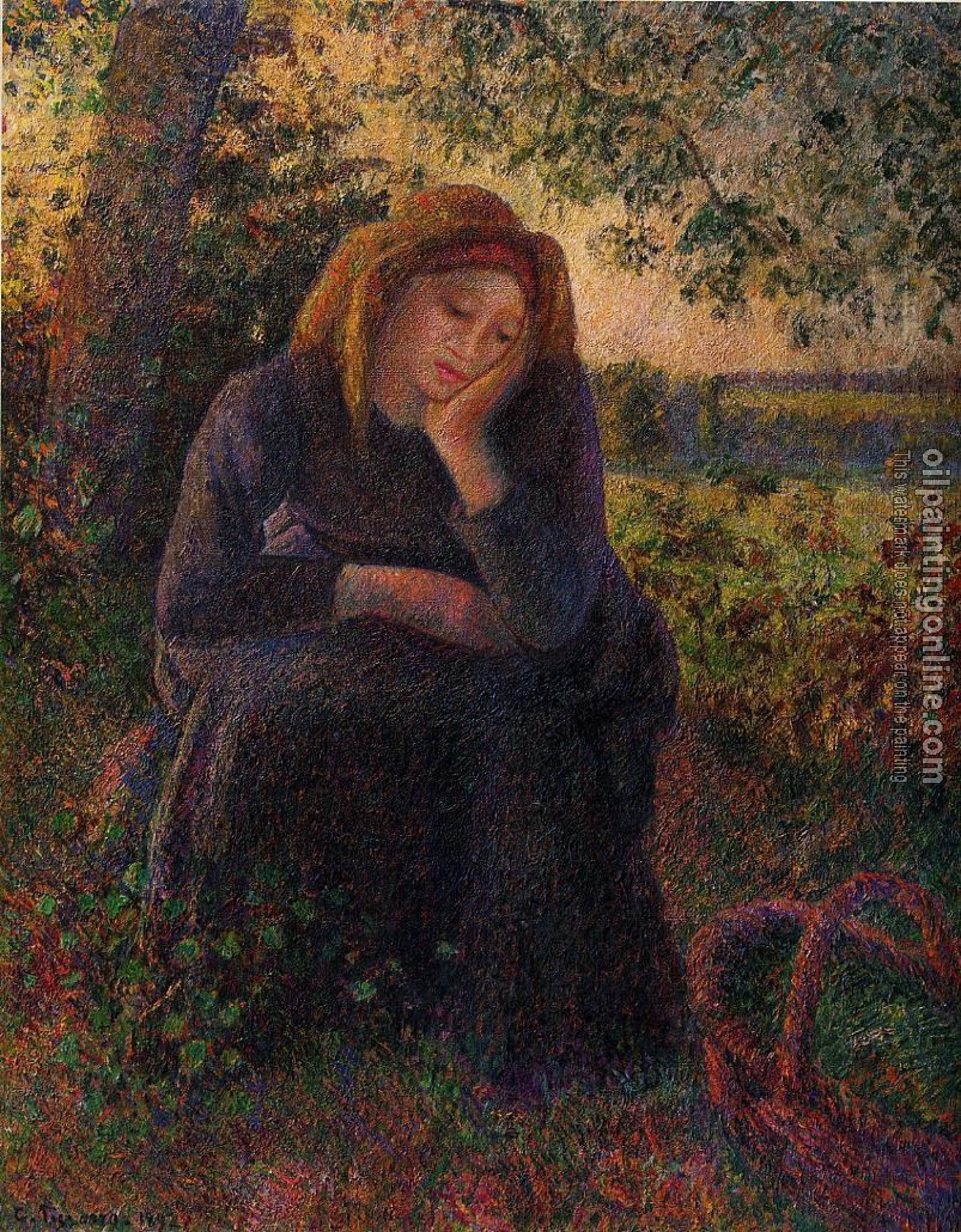 Pissarro, Camille - Seated Peasant